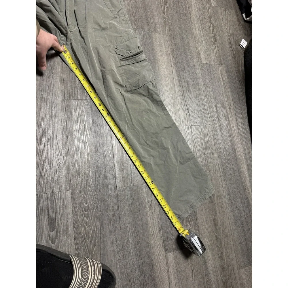 Vintage 90s Mossimo Baggy Cargo Pants Men's Khaki ‎ Military Grunge Skater 36x31